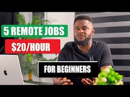 5 High Paying Remote Work From Home Jobs For Beginners.