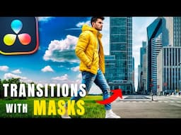 How to Mask in Davinci Resolve 19 FREE | Masking Transition Tutorial