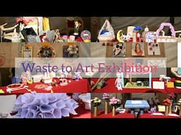 Waste to Art Exhibition under Swachhata hi Seva held in Kargil