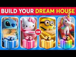 Choose Your Gift...! Build Your Dream House 🤑🏡🌈 Quiz Shiba