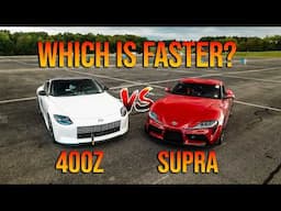 Racetrack Battle! - A90 Supra vs RZ34 (400Z) // Track Tested Episode 4