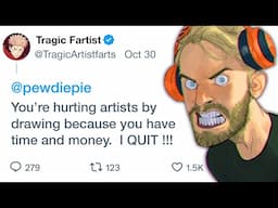 How Pewdiepie’s Drawings Made Half The Art Community Quit