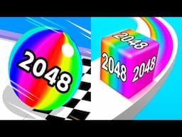 Ball Run 2048 VS Jelly Run 2048 - All Levels Gameplay Android iOS Ep 3