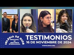 Testimonios 16 de noviembre de 2024 - IDMJI