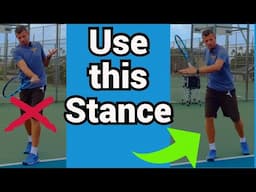 Why you should open up your stance in tennis