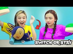 MYSTERY BACK TO LABUBU "ESTE" SCHOOL SWITCH UP CHALLENGE | Aurea & Alexa