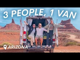 3 People in 1 Van?! | Van Life Arizona