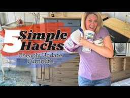 5 Simple Hacks to Update Your Furniture LIKE a Pro!