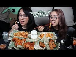 WINGSTOP MUKBANG | 20 WINGS AND VOODOO FRIES