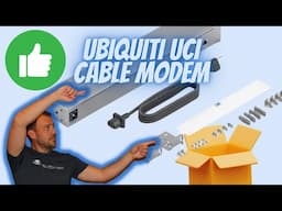 Ubiquiti Cable Modem Gateway UniFi Network Unbox, First Look, & Hardware Install