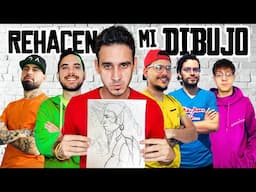 ARTISTAS REHACEN MI DIBUJO ! Youtubers Dibujantes | HaroldArtist