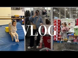 VLOG: costco restock + Sutton's first gymnastics open gym + a few busy days as a stay at home mom