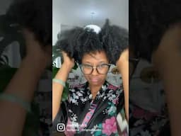 Natural Hair Wash Day Transformation #shorts