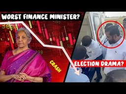 Stock Market Crash? Worst finance minister? & Maharashtra election Drama & Student protest