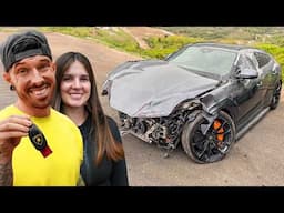 I REBUILT A WRECKED LAMBORGHINI URUS THEN GAVE IT TO MY GIRLFRIEND