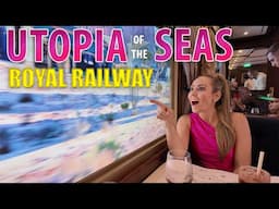 We Took a TRAIN on a CRUISE! Utopia of the Seas Royal Railway 2024 | Cruise Vlog