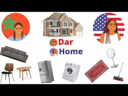 Household Items in English & Moroccan Arabic | Speak English To Darija