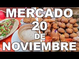 Foreigners Visit Oaxaca's MERCADO 20 DE NOVIEMBRE