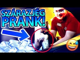 SZÁRAZJÉG AZ ÜDÍTŐBEN PRANK!