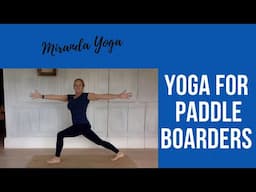 Real Yoga for Paddle Boarders