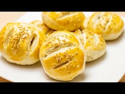 Chinese Wife Cake,  flaky pastry filled with sweet chewy filling