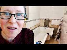 BATHROOM RENOVATION day 3 | UNIVERSITY VLOGS | MATURE STUDENT