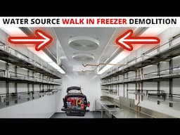 HVACR: Commercial Refrigeration - Walk In Freezer Disassembly (Walk In Freezer Removal/Demolition)