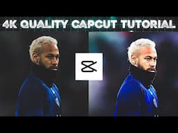 4k quality capcut tutorial | capcut cc like ae tutorial | how to enhance video quality on android