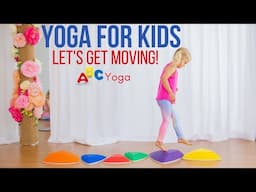 Kids Yoga | LET'S GET MOVING! | Child's Pose Yoga