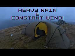 THE WEATHER TURNED OVERNIGHT! | Heavy Rain Camping And CONSTANT HIGH Winds! | Testing The Tent!