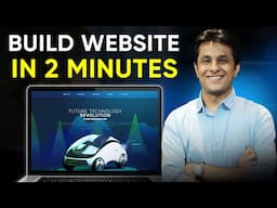 How to Make a Website in 2 Minutes  – Fast & Easy Tutorial! 🔥