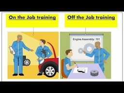 On the job training VS. off the job training explained in Hindi I HRM I BMS/BBA/MBA