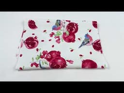 Turn a piece of fabric into a stunning gift in 15 minutes