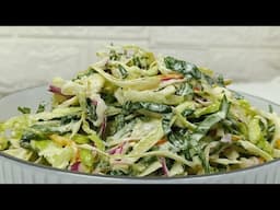 How To Make Coleslaw (Perfect Summer Salad) | Wanna Cook