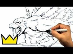 How to Draw GODZILLA Minus One