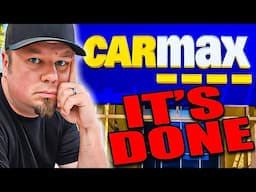 The Car Market IS COLLAPSING And CARMAX Is SCREAMING IT!