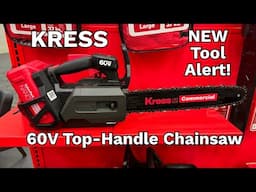 KRESS 60 Volt Top-Handle Chainsaw | NEW TOOL!