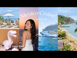 MEXICO CRUISE VLOG!🛳️🌴🌺 carnival 7 day cruise, puerto vallarta, mazatlan, cabo san lucas