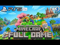 Minecraft: PS5 Edition - FULL GAME Walkthrough (4K60FPS) [PS5 Pro]