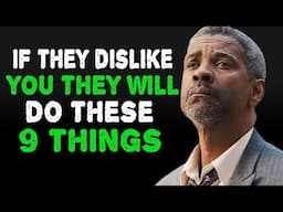 9 Shocking Signs Someone SECRETLY Dislikes You  | Denzel Washington Motivation