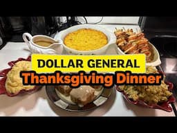 A Dollar General Thanksgiving Dinner