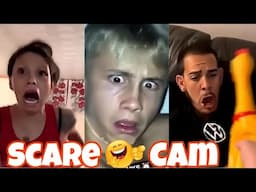 NEW SCARE CAM Pranks 2024 | Funny Scare Prank | Jump Scare | Funny Compilation #39 😂 #scarecam