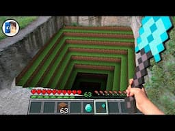 Minecraft in Real Life POV DEEPEST HOLE | Minecraft Real POV 創世神第一人稱真人版