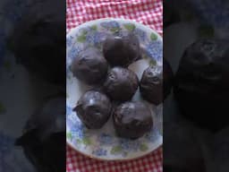 dark chocolate cookie dough balls