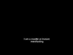 Just Manieffinfest it 💫 I’m a MASTER at INSTANT Manifesting!” *SELF HYPNOSIS REPETITION