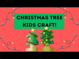 Christmas Tree Kids Craft- Easy Kids Craft for Christmas- Crafts with Fi