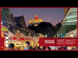 Golden Mount Temple Fair (Wat Saket)The Oldest Temple Fair in Bangkok - Thailand 2024