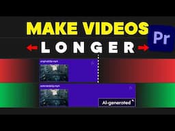 Use AI to Extend Video Clips in Premiere Pro 2025 (Generative Extend Tool)