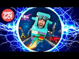 “Robot Energy!” Toy Factory Adventure 🤖 ⚡️HYPERSPEED REMIX⚡️/// Danny Go! Songs for Kids