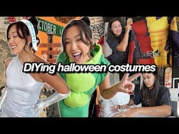 HALLOWEEN COSTUME PREP! DIYing and party fail